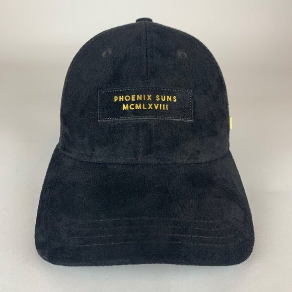 Phoenix Suns NBA New Era Black Label 9Twenty Relaxed Fit Strapback Trucker Hat - Picture 2 of 6